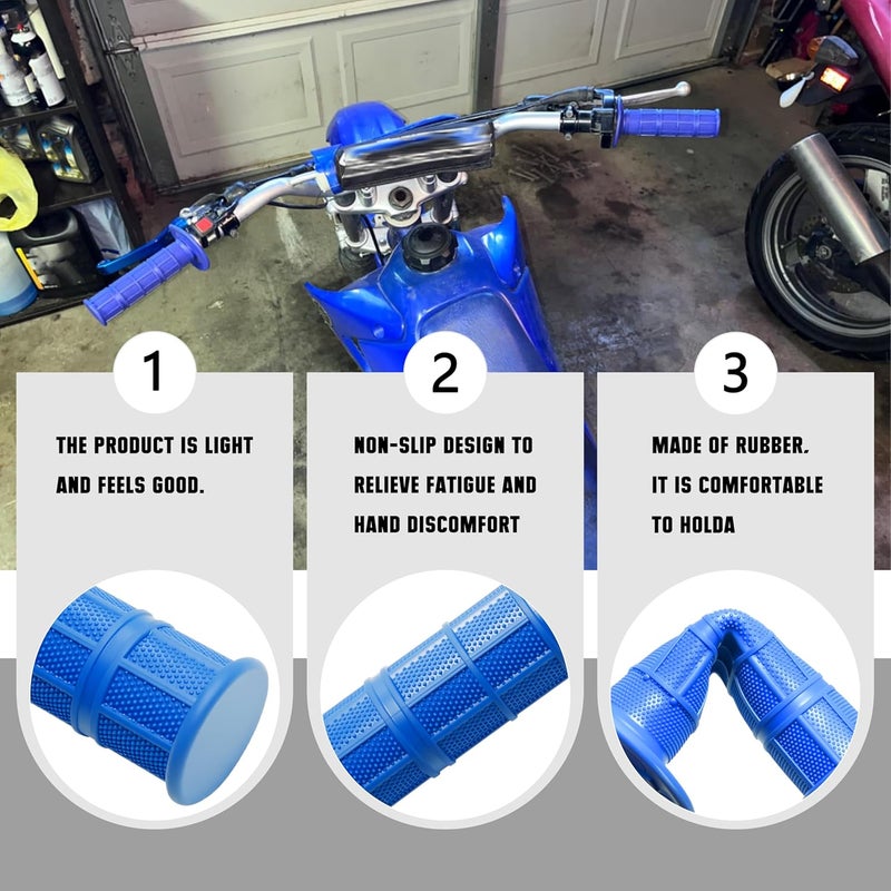 JXPANG Motorcycle Throttle Assembly,7/8" Quick Twist Throttle Grips with Throttle Cable Aluminum Alloy Universal for CRF KLX SSR TTR 110 125 150 250cc Dirt Pit Bike ATV Mini Bike - Image 4